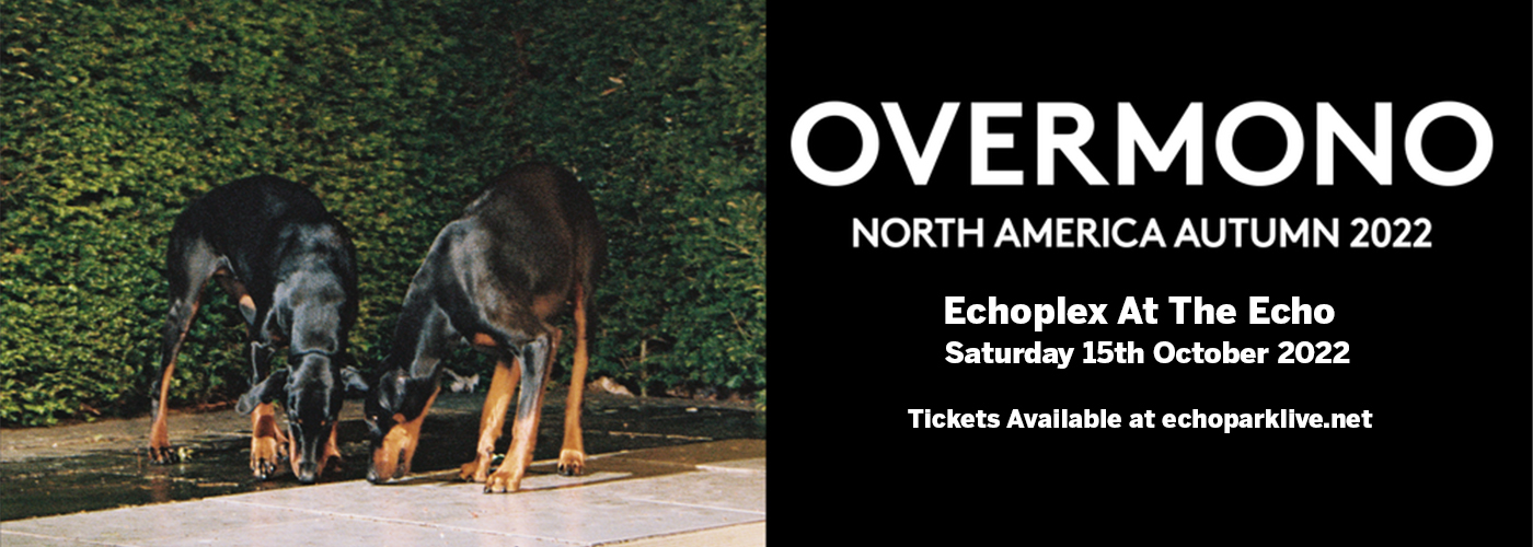 Overmono at Echoplex tickets Overmono at Echoplex