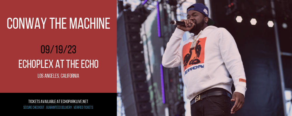 Conway The Machine at Echoplex tickets Conway The Machine at Echoplex