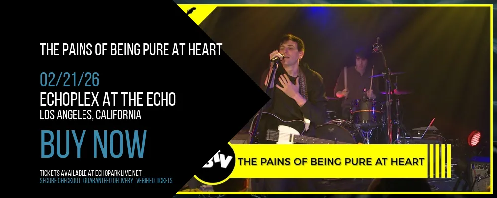 The Pains Of Being Pure At Heart at Echoplex At The Echo