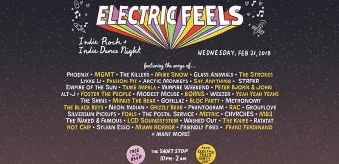 Electric Feels: Indie Rock and Indie Dance Night at Echoplex